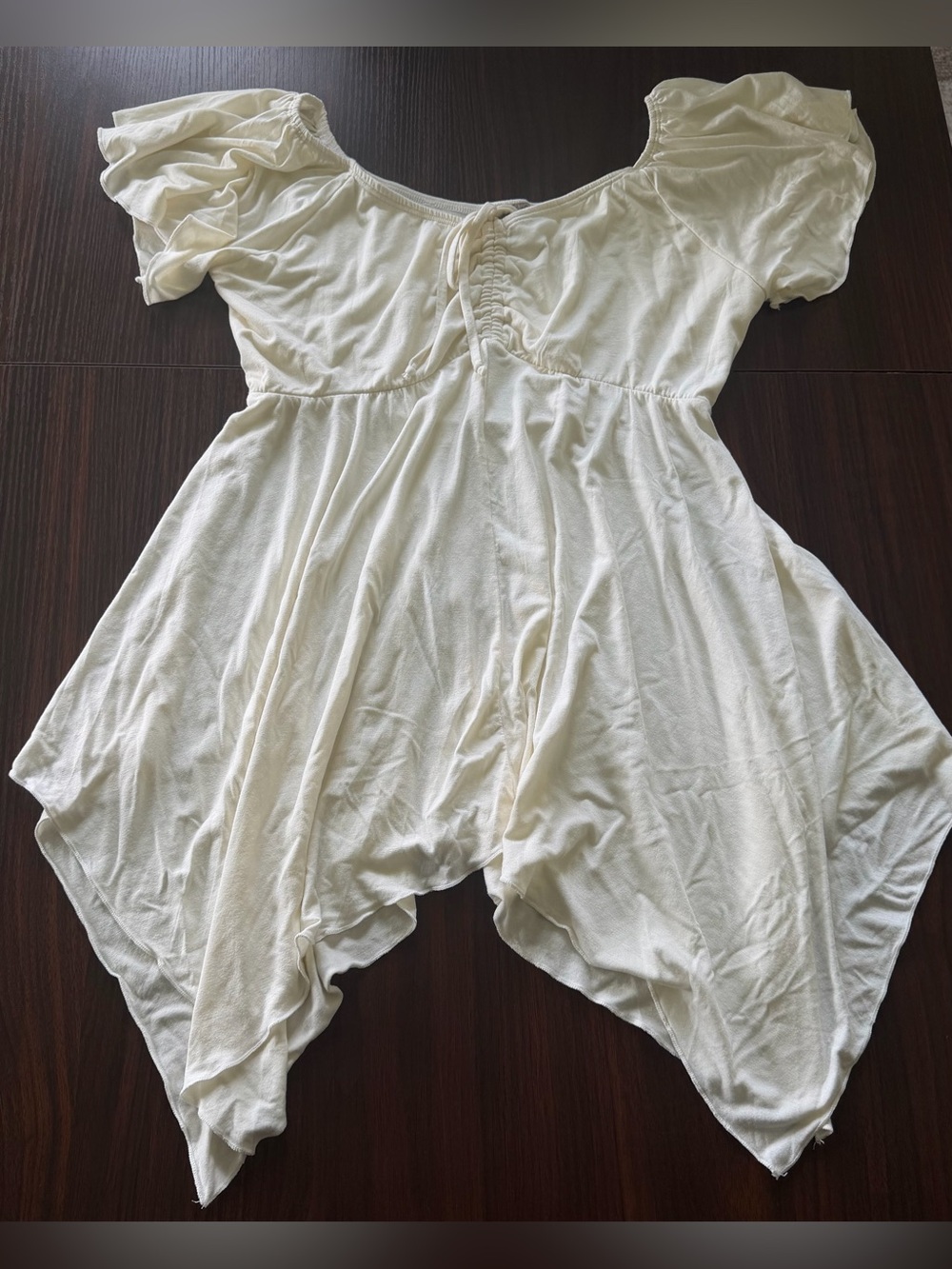 NWOT Liz in LA Women’s Off White Flowy blouse Size 1XL